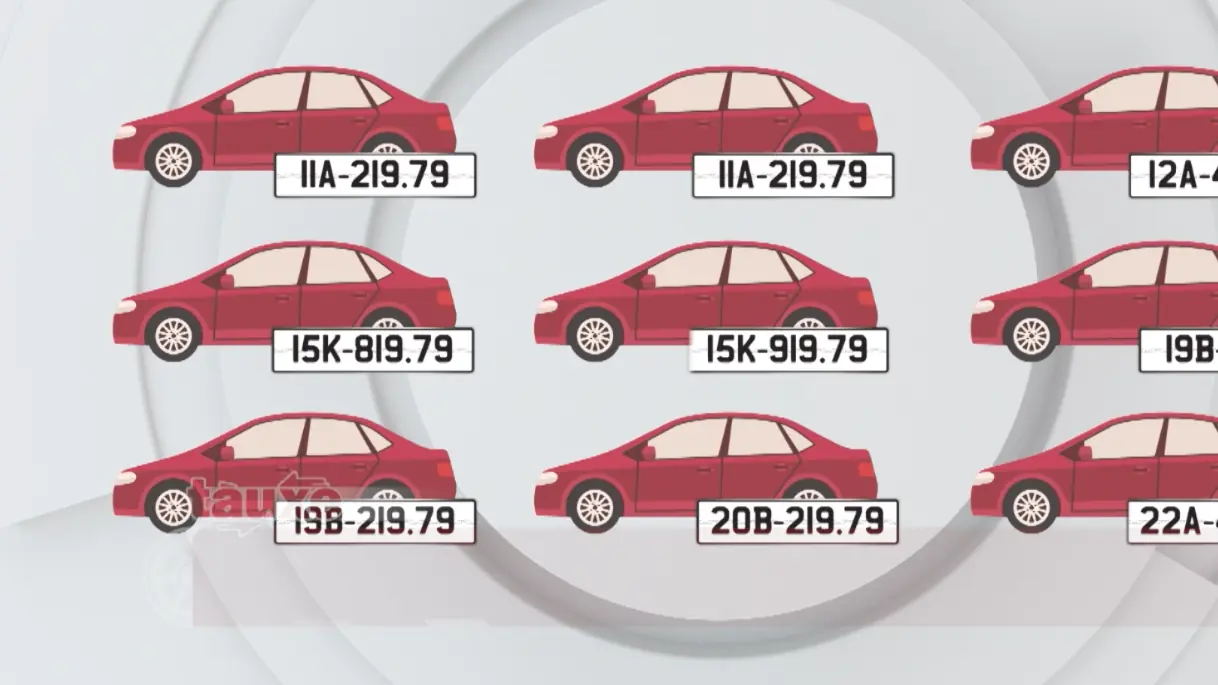 Đấu giá loạt biển số trùng năm sinh 1979
